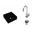 Ver imagem 2 de Kit Cuba Q355 Torneira Luxo 1195 Válvula Click 1 Polegada B Compace