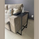 Ver imagem 3 de Mesa Prática de Apoio / Notebook 68x45x30 Cm - Preto