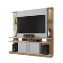Ver imagem 5 de Home Painel York Tv até 60 Polegadas com Led 2 Portas Cinamomo/off-white/ripado