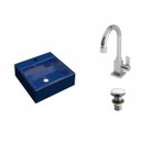 Ver imagem 2 de Kit Cuba Q355 Torneira Luxo 1195 Válvula Click 1 Polegada G Compace
