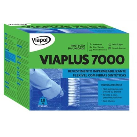 Impermeabilizante Vedaja Viaplus 7000 Caixa 18kg - Viapol