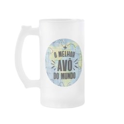 Copo de Chopp Personalizado Presente Melhor Avô do Mundo - 1