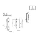 Ver imagem 7 de Fecho concha com lingueta FEC 636 para janela de correr - Preto