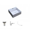 Ver imagem 2 de Kit Cuba Q355 Válvula 1 Polegada Sifão Pvc Flexível Compace