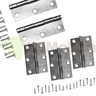Kit Dobradiças Quadrada 3x2x1,7 - Zinco - Pct C/ 3 Peças P/ 1 Porta - 2