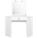 Ver imagem 5 de Penteadeira Camarim com Espelho e LED 1 Gaveta Glow A04 Branco - Lyam Decor