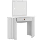 Ver imagem 1 de Penteadeira Camarim com Espelho e LED 1 Gaveta Glow A04 Branco - Lyam Decor