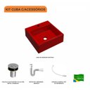 Ver imagem 3 de Kit Cuba Q355 Válvula Click 1 Polegada B Sifão PVC Flexível Compace