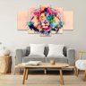 Quadro Mosaico Lion Colors - 2
