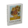 Caixa Livro Decor Van Gogh Vaso de Girassol Mdf e Tecido - 1