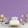 Papel de Parede Scales - Várias Cores - Roxo - 1