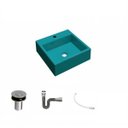 Ver imagem 2 de Kit Cuba Q355 Válvula Click 1 Polegada B Sifão Cromado Flexível Compace