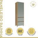Ver imagem 4 de Paneleiro 2 Portas 2 Gavetas 70cm 100% Mdf Rainha Nature/verde