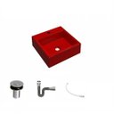 Ver imagem 2 de Kit Cuba Q355 Válvula Click 1 Polegada B Sifão Cromado Flexível Compace