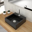 Ver imagem 1 de Kit Cuba Q355 Válvula Click 1 Polegada B Sifão Cromado Flexível Compace