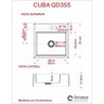 Kit Cuba Q355 Válvula Click 1 Polegada G Sifão Pvc Flexível Compace - 7
