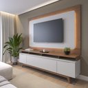 Ver imagem 6 de Rack Flynt com Painel Oslo para Tv até 75” 3 Portas 219 Cm - Canella C/ Off White Fosco
