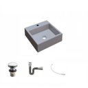 Ver imagem 2 de Kit Cuba Q355 Válvula Click 1 Polegada G Sifão Cromado Flexível Compace