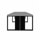 Ver imagem 5 de Plataforma de Trabalho 4 Pessoas 3,00m X 1,20m Pés Metal F5 Cor:cinza Sagrado com Preto