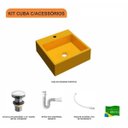 Ver imagem 3 de Kit Cuba Q355 com Válvula Click 1 1/2'' + Sifão Pvc e Flexível Compace