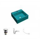 Ver imagem 2 de Kit Cuba Q355 com Válvula Click 1 1/2'' + Sifão Pvc e Flexível Compace