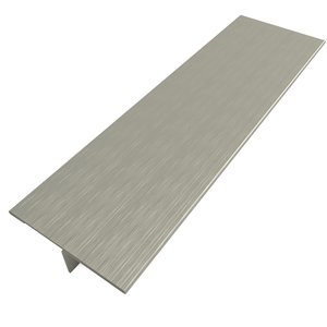 Perfil "t", Aço Inox 304, Escovado - 26 X 2 X 1800 Mm