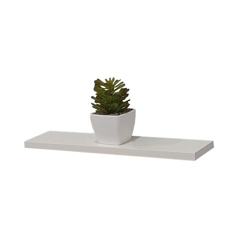 Prateleira Branca Mdf 40 X 20cm Suporte Invisível