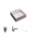 Ver imagem 2 de Kit Cuba Q355 Válvula Click 1 1/2 Polegada Sifão Cromado Flexível Compace