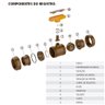 Registro Esfera Soldavel Duas Porcas Tigre 110mm - 2