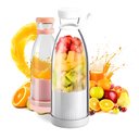 Ver imagem 2 de Liquidificador Fresh Juice 380ml Branco Usb Recarregável