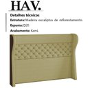 Ver imagem 3 de Cabeceira Queen 160 cm Hav Linho E Corano SL 75 TCS 721 Peer