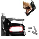 Ver imagem 7 de Kit Grampeador Pinador de Tapeceiro Profissional Maleta Kit Completo 4 a 14mm 300 Grampos Pregos