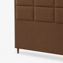 Ver imagem 4 de Cabeceira para Cama King Estofada 1,93 m Alice Vilajo: Suede Crush Cacau
