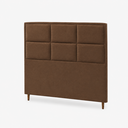 Ver imagem 3 de Cabeceira para Cama King Estofada 1,93 m Alice Vilajo: Suede Crush Cacau