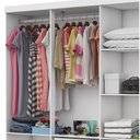 Ver imagem 4 de Guarda Roupa R22 6 Portas 2 Gavetas Sem Espelho Com Pés Carioca Móveis