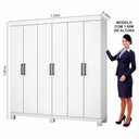 Ver imagem 7 de Guarda Roupa R22 6 Portas 2 Gavetas Sem Espelho Com Pés Carioca Móveis