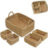 Jogo 5 Cestos Decorativos Sisal - Espressione - 1
