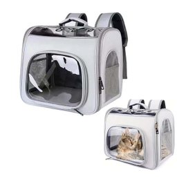 Mochila Transporte Cachorro Gato Pet Cao Animal de Estimaçao Pequeno Porte Viagem Passeio Alça Ombro - 1