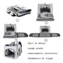 Ver mais imagens de Mochila Transporte Cachorro Gato Pet Cao Animal de Estimaçao Pequeno Porte Viagem Passeio Alça Ombro