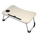 Ver imagem 2 de Mesa Suporte para Notebook Mdf Multiuso Dobrável Cama Sofá Onyx Bege