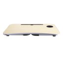 Ver imagem 3 de Mesa Suporte para Notebook Mdf Multiuso Dobrável Cama Sofá Onyx Bege