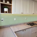 Ver imagem 7 de Kit 10 Metros de Papel de Parede Lavavel Textura Linho Verde Claro