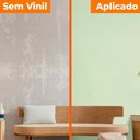 Ver imagem 4 de Kit 10 Metros de Papel de Parede Lavavel Textura Linho Verde Claro