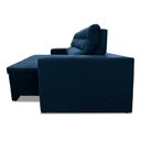 Ver imagem 6 de Sofá Retrátil Reclinável Arizona 2,30m Suede Velut Azul Marinho - King House