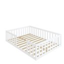 Ver imagem 2 de Cama Montessoriana Casal em Madeira Maciça Branco