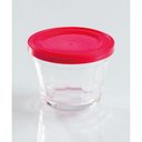 Ver imagem 5 de Tigela Pequena Pote Americano de Vidro 150ml Marinex com Tampa Plástica Colorida