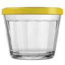 Ver imagem 1 de Tigela Pequena Pote Americano de Vidro 150ml Marinex com Tampa Plástica Colorida