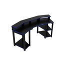 Ver imagem 1 de Mesa Computador Casal Gamer Me4167 Preto/azul - Tecno Mobili