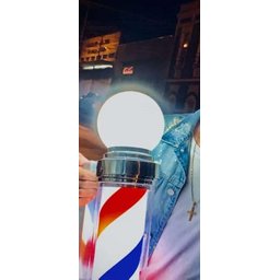 Barber Pole 60cm Giratória Voltagem Bivolt - 2