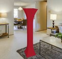 Ver mais imagens de Vaso Planta Pilar Suporte Torre 140x30 Trapézio Polietileno BGPLASTICOS V21 VINHO BORDO 021